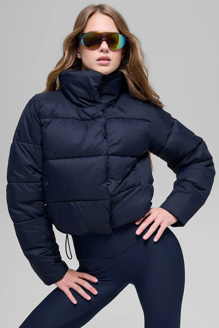 Alo Yoga Blue Puffer Jacket