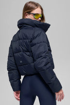 Alo Yoga Blue Puffer Jacket