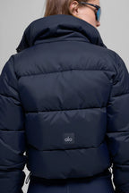 Alo Yoga Blue Puffer Jacket