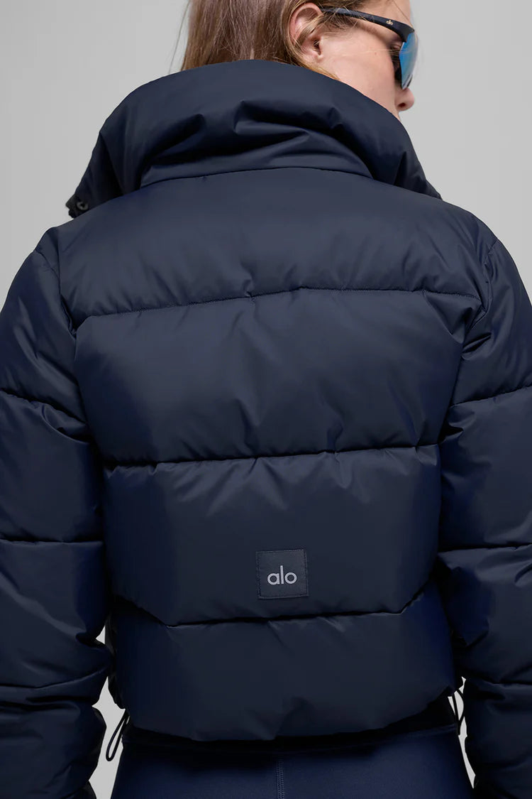 Alo Yoga Blue Puffer Jacket