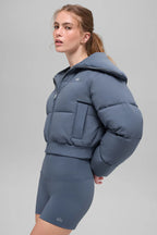 Alo Yoga Blue Puffer Jacket