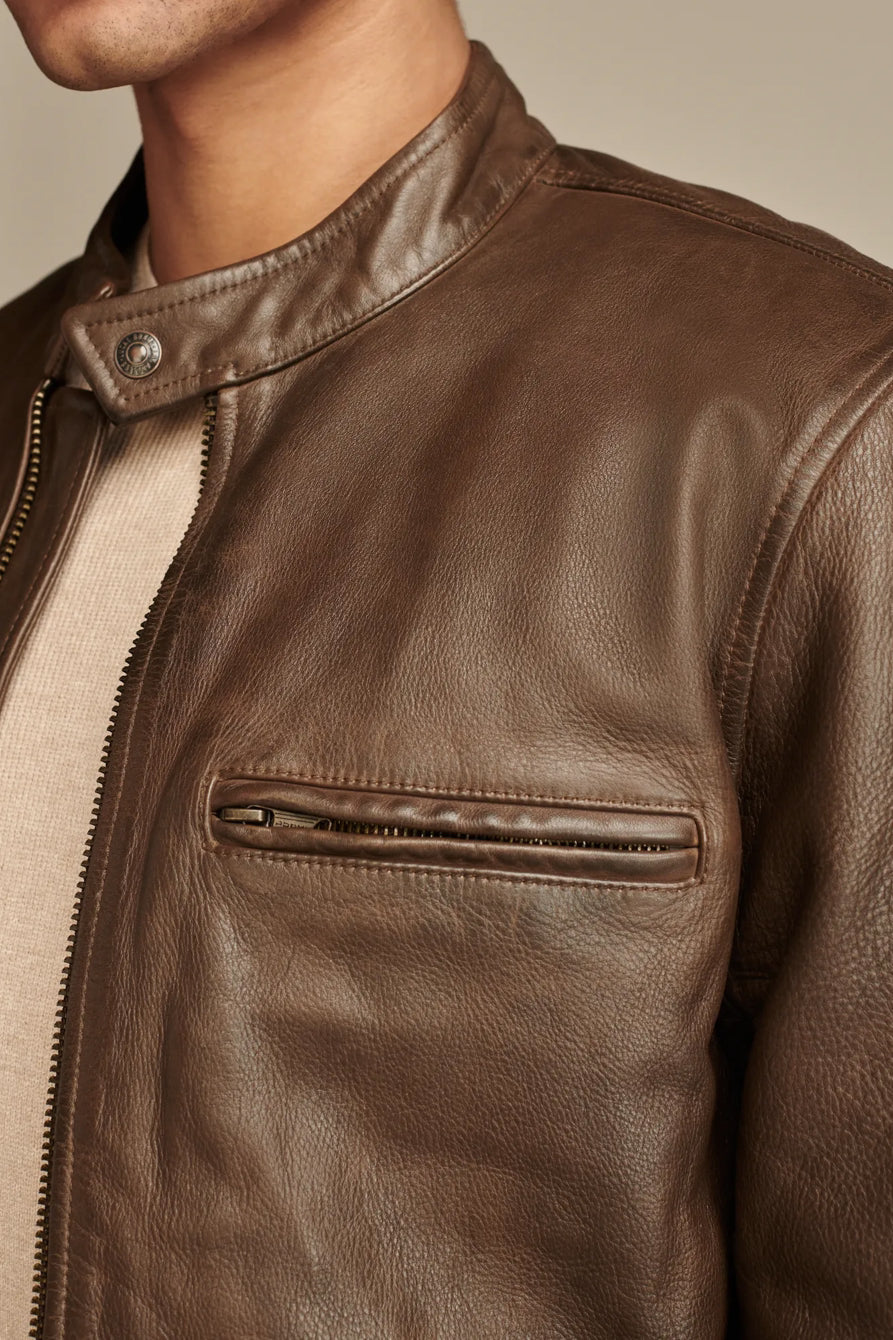 Lucky Brand Bonneville Leather Jacket