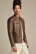 Lucky Brand Bonneville Leather Jacket