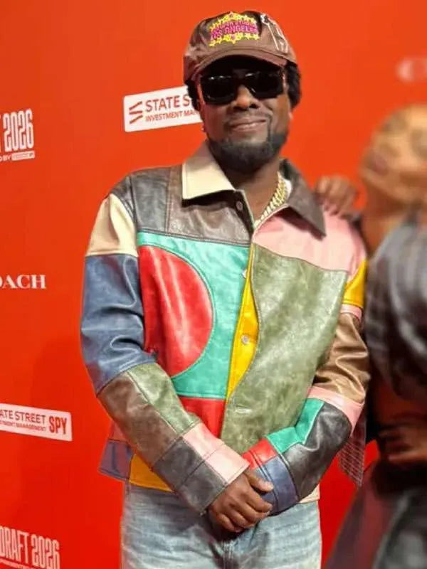 WNBA Draft 2026 Wale Leather Jacket