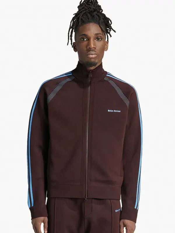 Wales Bonner Track Jacket Brown
