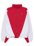 White And Red Supreme Jacket