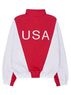 White And Red Supreme Jacket