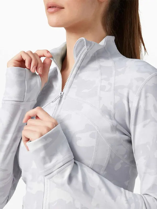 Lululemon White Camo Jacket