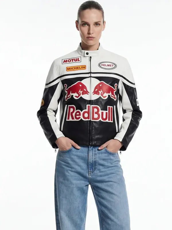 White Redbull Racing Jacket