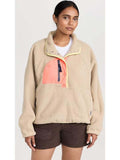 
Wild Vacation Rentals D’Arcy Carden Pink Fleece Pullover Jacket 