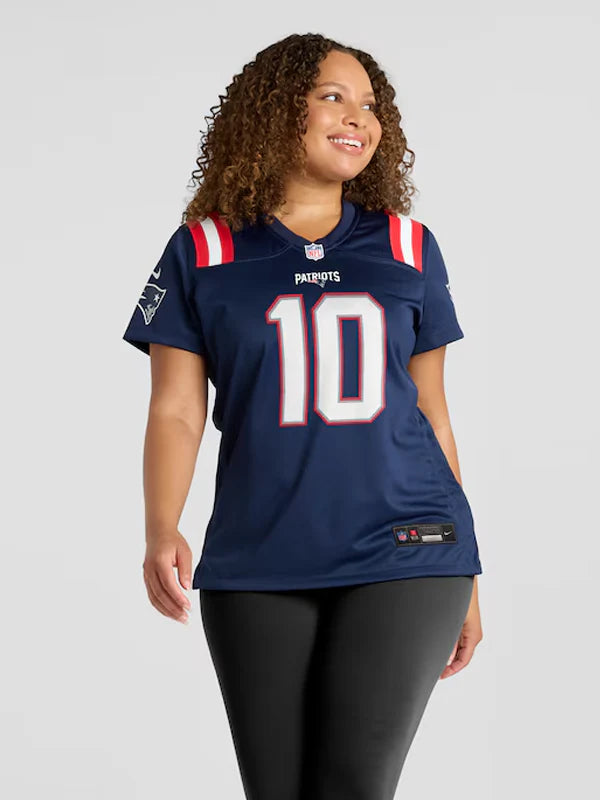Women-Nike-Drake-Maye-New-England-Patriots-Player-Game-Jersey-Navy