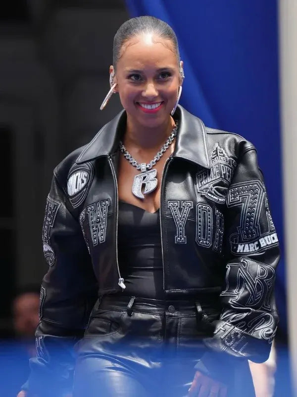 Alicia Keys Knicks Jacket