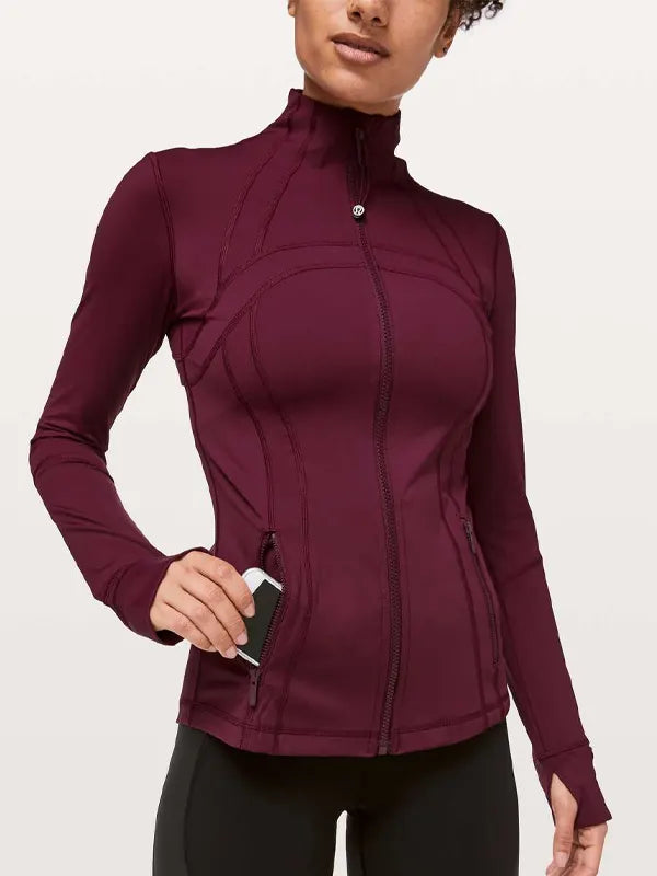 Women's Burgundy Lululemon Jacket