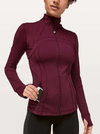Women's Burgundy Lululemon Jacket