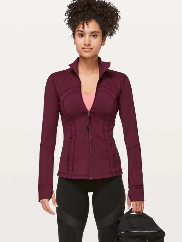 Women's Burgundy Lululemon Jacket