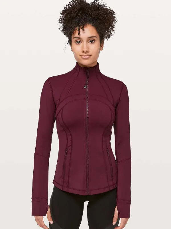 Women's Burgundy Lululemon Jacket