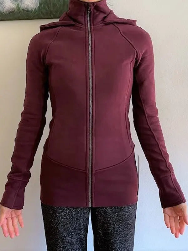 Women's Burgundy Lululemon Jacket