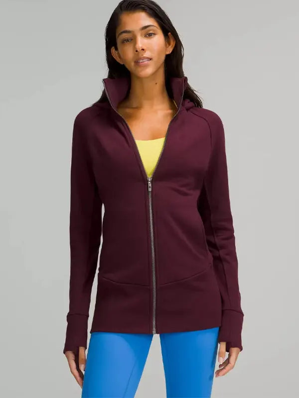Women's Burgundy Lululemon Jacket
