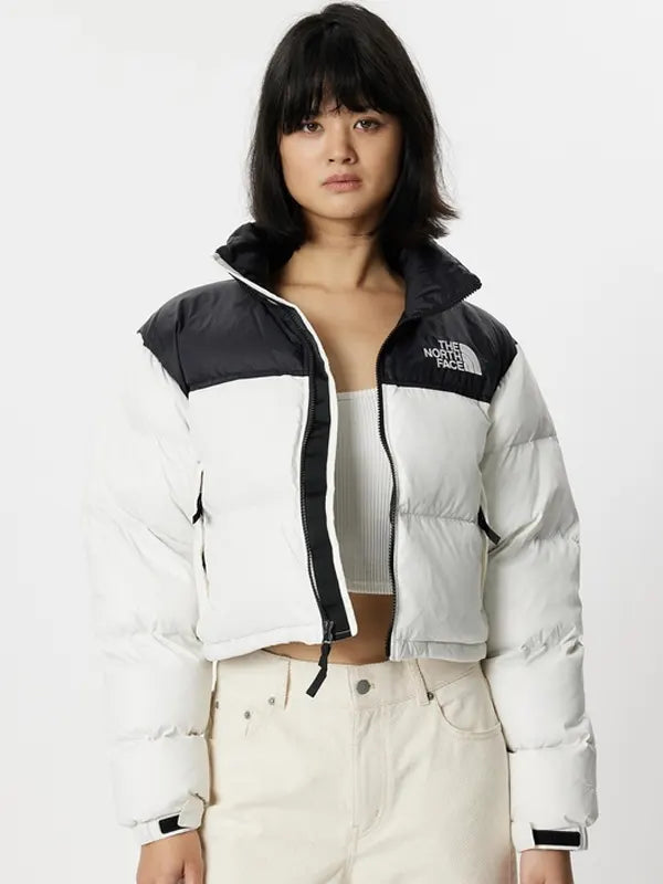 Women's Nuptse Short Jacket White