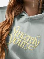 Women's Sincerely Yours Hoodie - Embroidery