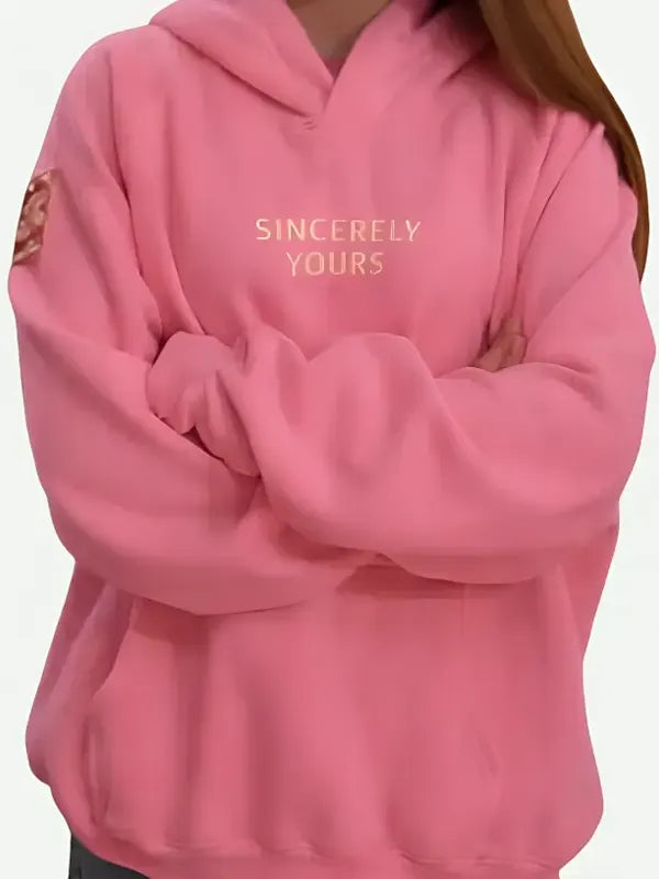 Women's Sincerely Yours Hoodie - Embroidery