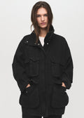 Women’s black denim Barn jacket