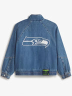 Off Season Seahawks Oversized Denim Jacket