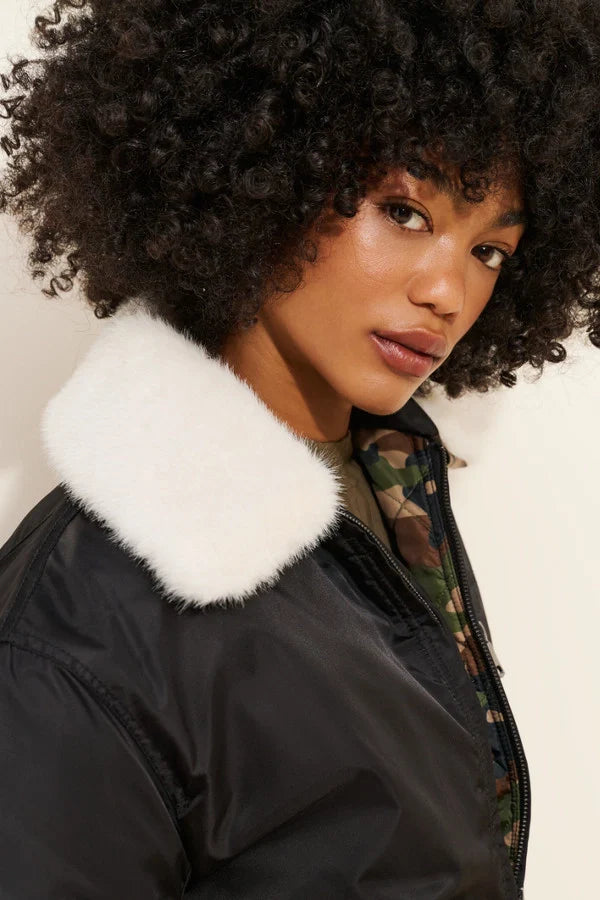 Womens-NVLT-Faux-Fur-Collar-Padded-Bomber-Jacket