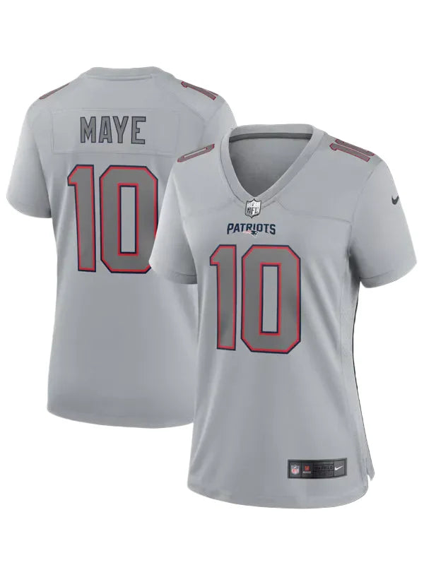 Womens-Nike-Drake-Maye-Gray-New-England-Patriots-Fashion-Atmosphere-Fashion-Game-Jersey