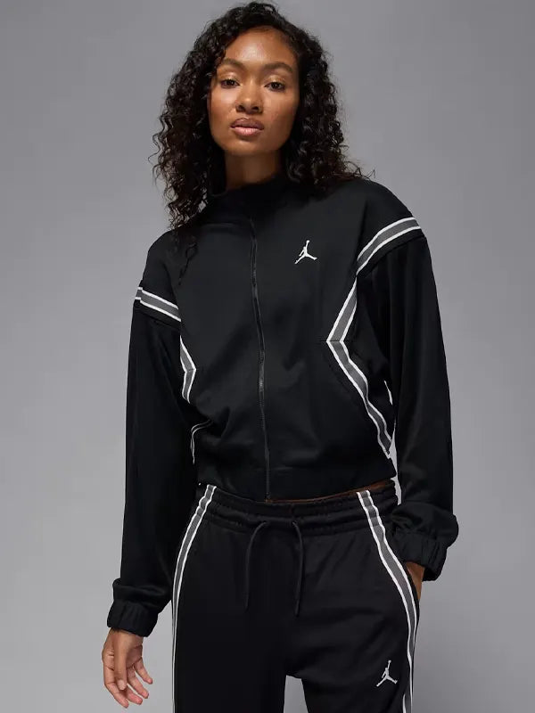 Womens Black Nike Tracksuit Jacket