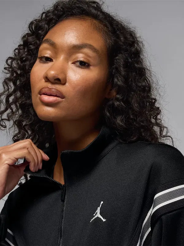 Womens Black Nike Tracksuit Jacket