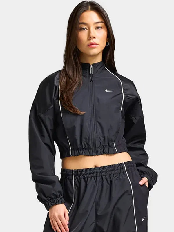 Womens Black Nike Tracksuit Jacket