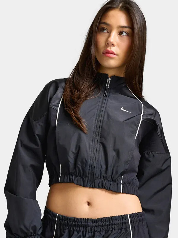 Womens Black Nike Tracksuit Jacket
