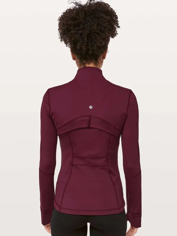 Women's Burgundy Lululemon Jacket