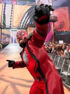 WrestleMania 42 Rey Mysterio Red Leather Coat
