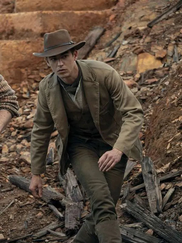 
Young Sherlock 2026 Hero Fiennes Tiffin   Blazer