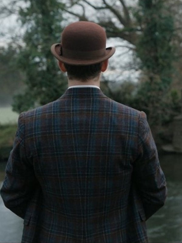 
Young Sherlock 2026  Hero Fiennes Tiffin Plaid Suit