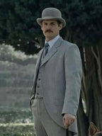 Young Sherlock 2026 Max Irons Grey Blazer