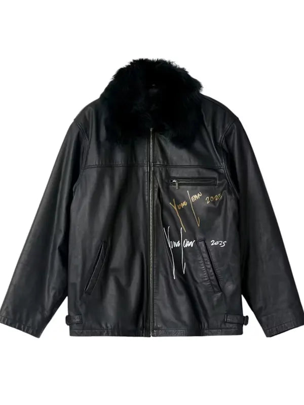 Yung Lean Leather Jacket