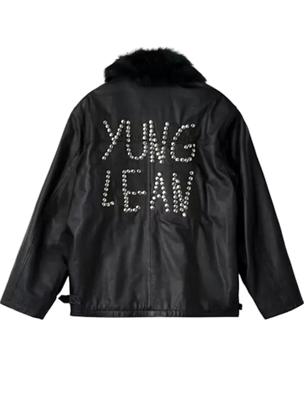Yung Lean Leather Jacket