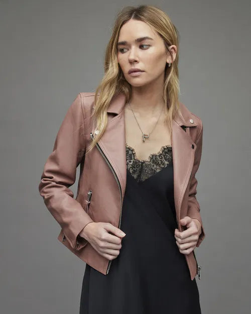 AllSaints Dalby Leather Jacket