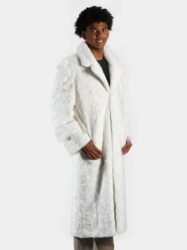 Real Mink Fur Coat Mens