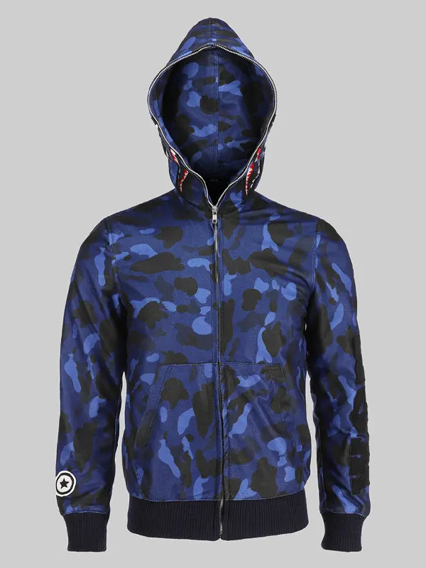 Blue Bathing Ape Hoodie
