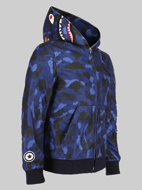 Blue Bathing Ape Hoodie