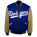 1951 Brooklyn Dodgers Vintage Blue Wool & Leather Varsity Jacket