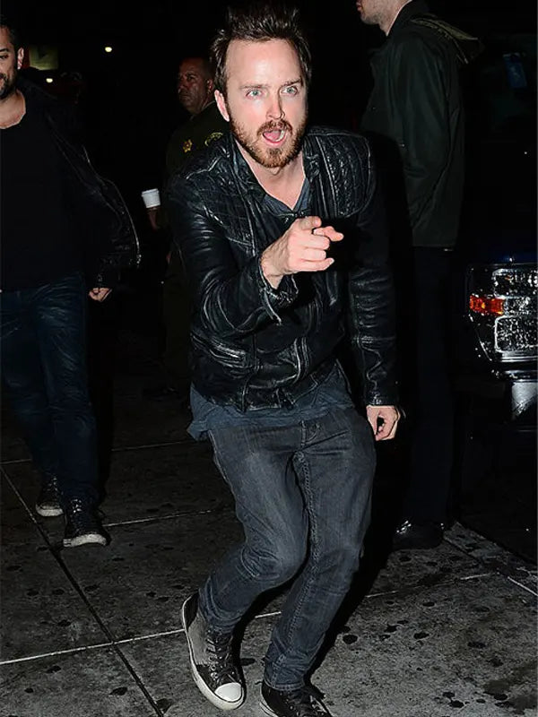 Aaron Paul Leather Jacket