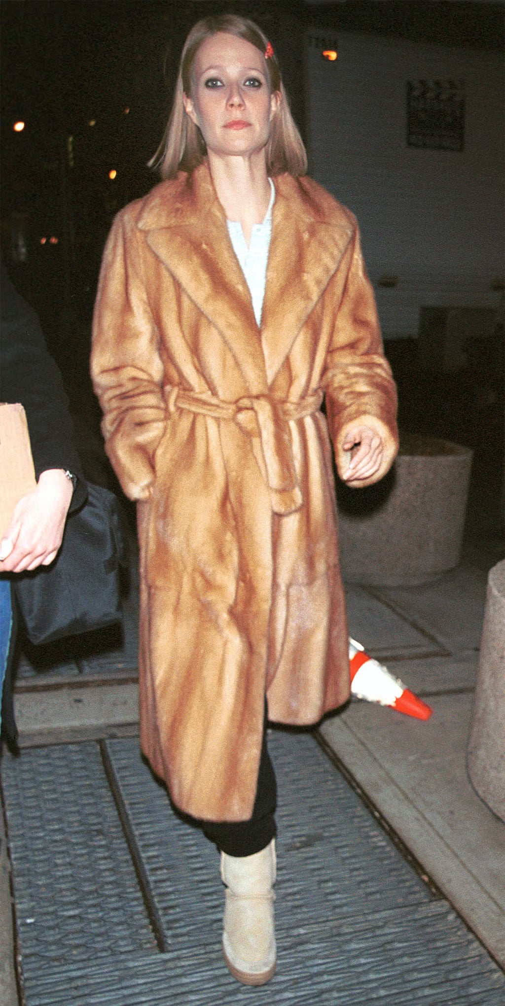 The Royal Tenenbaums Gwyneth Paltrow Fur Trench Coat