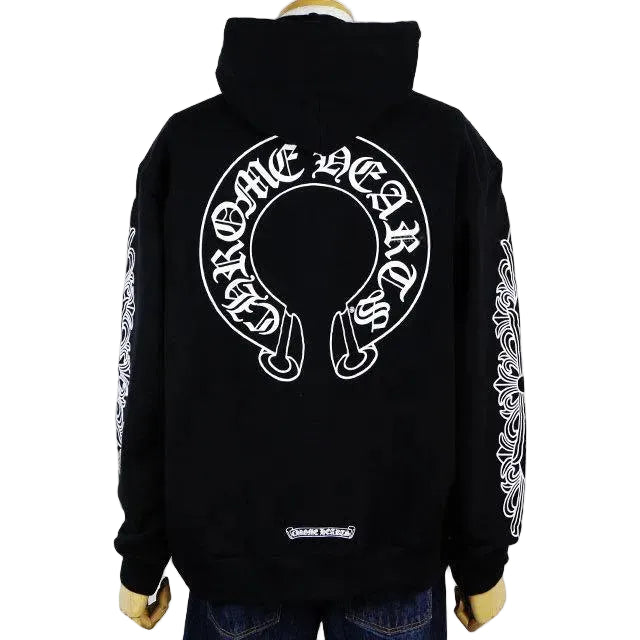 Chrome Hearts Horse Shoe Black Hoodie
