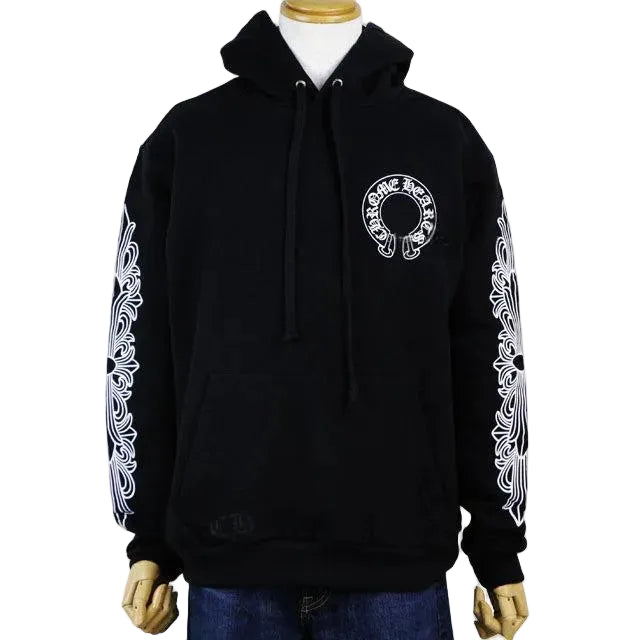 Chrome Hearts Horse Shoe Black Hoodie