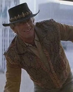 Crocodile Dundee Paul Hogan Leather Jacket